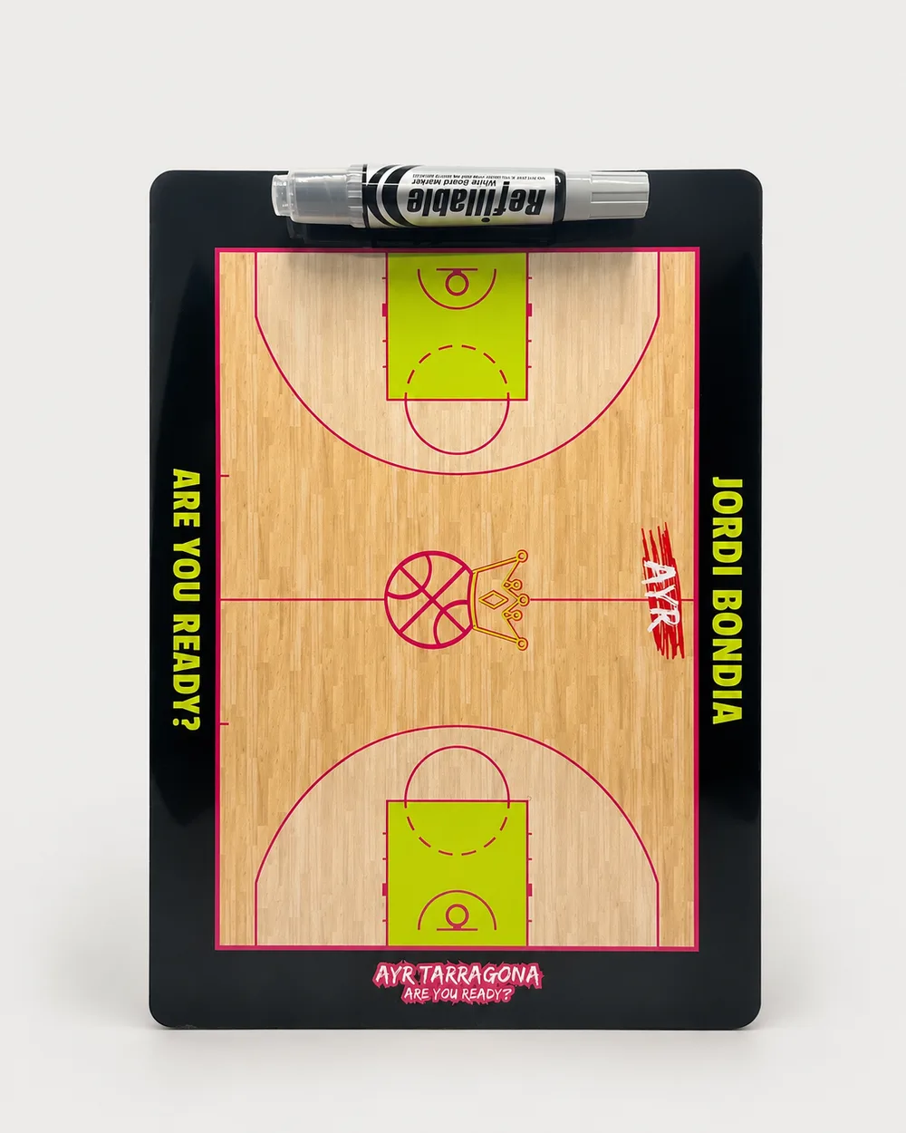 Pizarra personalizada de un equipo