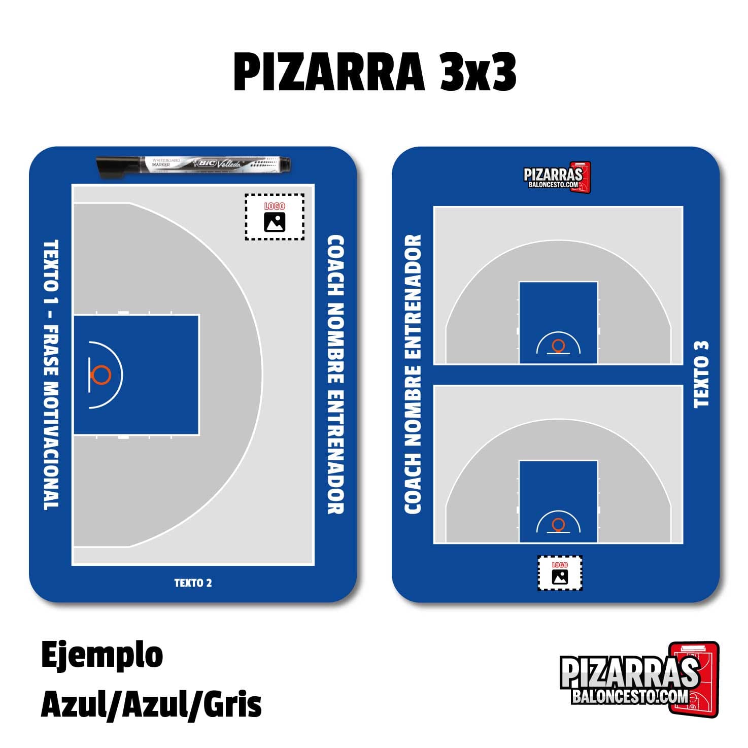 Pizarra 3x3 Baloncesto