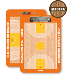 Pizarra POCKET 15x20 Madera - Pizarras de baloncesto personalizadas