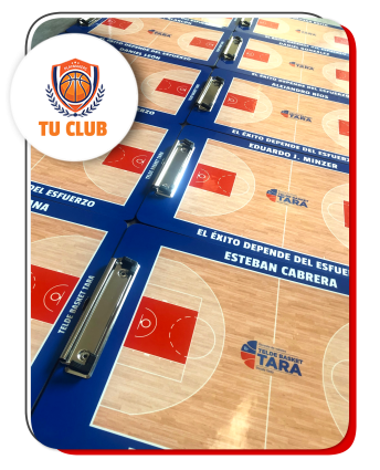 Pizarra de Baloncesto PRO Aluminio 23x32 cm -   Pizarras táctica personalizables para entrenadores