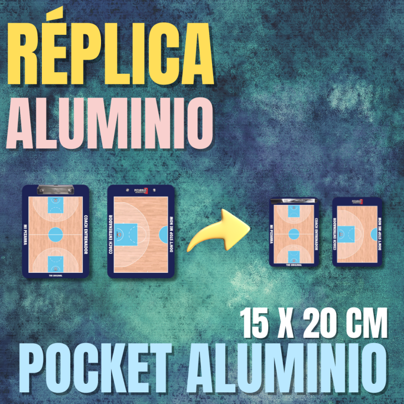 Replica pizarra Pocket aluminio