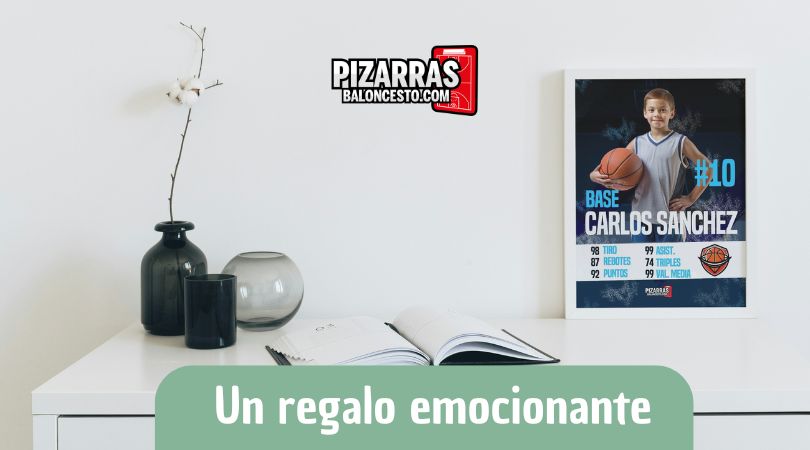 Un regalo emocionante. Cromos de aluminio baloncesto